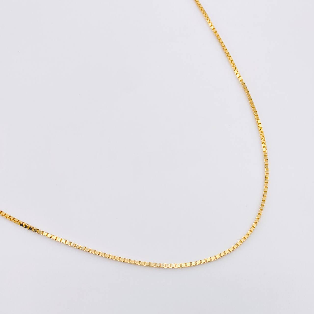 Cadena Veneciana 4.8gr / 45cm / 1.7mm Oro Amarillo +3 18K *