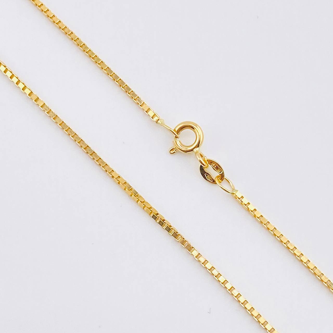 Cadena Veneciana 4.8gr / 45cm / 1.7mm Oro Amarillo +3 18K *