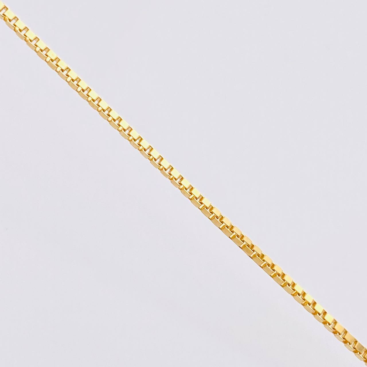 Cadena Veneciana 4.8gr / 45cm / 1.7mm Oro Amarillo +3 18K *