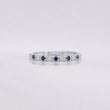 Anillo Churumbela Zafiro 0.19pts 1.25g / T6 3/4 Plata 925