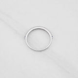 Anillo Churumbela Zafiro 0.19pts 1.25g / T6 3/4 Plata 925