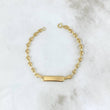Pulso GC 1.7gr / 14cm / 3mm Placa Rectangular Curva Oro Amarillo