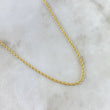 Cadena Lazo 3.65gr / 60cm / 2.1mm Oro Amarillo +3