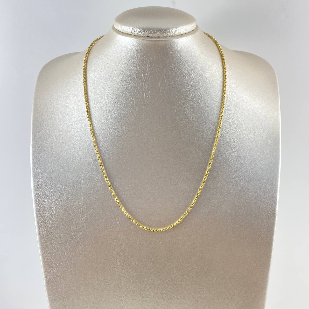 Cadena Lazo 2.9gr / 50cm / 2.1mm Oro Amarillo +3 18K *