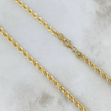 Cadena Lazo 3.8gr / 45cm / 2.6mm Oro Amarillo +3 18K *