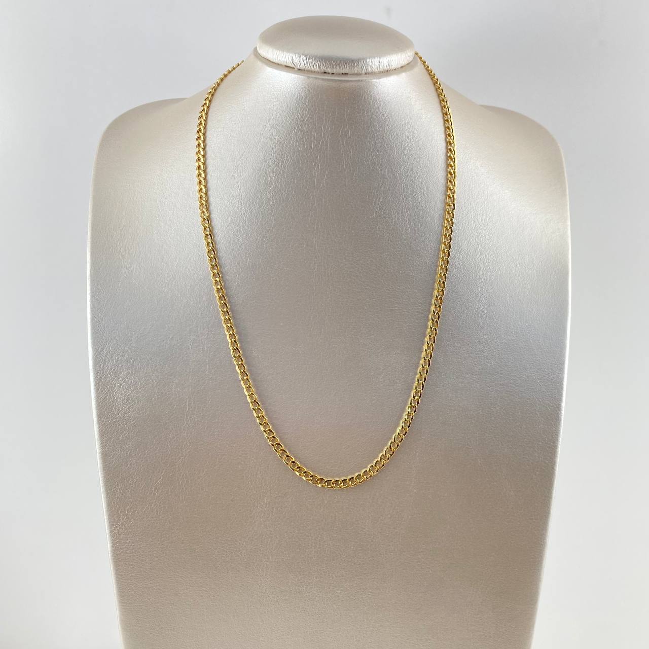 Cadena Cubana 8.3gr / 50cm / 4mm Oro Amarillo +1 18K