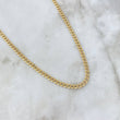 Cadena Cubana 8.35gr / 50cm / 4mm Oro Amarillo +1 18K