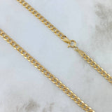 Cadena Cubana 8.3gr / 50cm / 4mm Oro Amarillo +1 18K