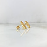 Set Mano Hamsa 3.5gr Dije / 2.2cm + Topos Circones Blancos Azul Oro Amarillo (A.C)