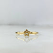 Anillo Estrella 1.35gr / T8 1/4 / Oro Amarillo *