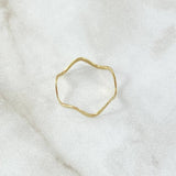 Anillo Zig-Zag 0.85gr / T7 1/4 / Oro 18K