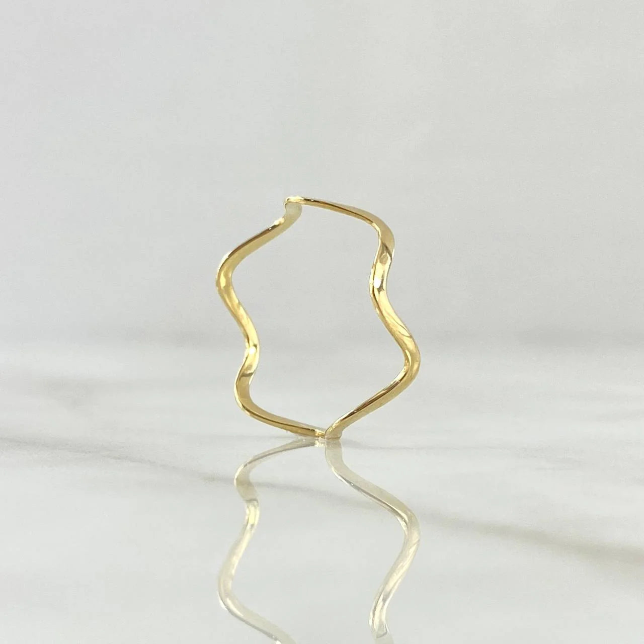 Anillo Zig-zag 0.95g / T5 3/4 Oro Amarillo 18K