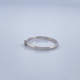 Anillo Solitario Diamante 1.45gr / T5 3/4 / Oro Blanco 18K %