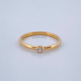 Anillo Solitario Diamante 1.45gr / T5 3/4 / Oro Amarillo 18K %