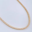 Cadena Tenis 24.4gr / 45.6cm / 4mm Oro Amarillo 18K %