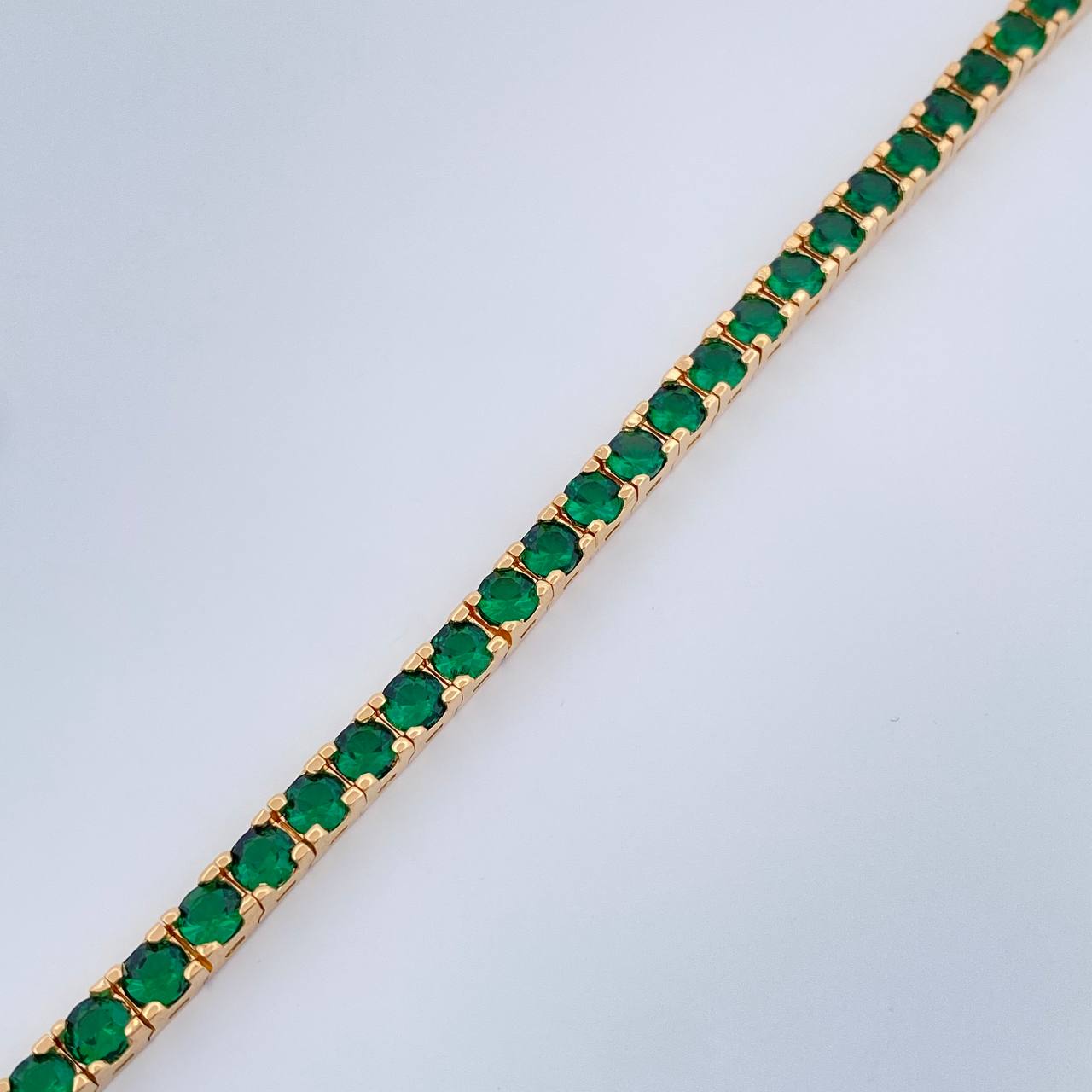 Pulso Tenis 16.3gr / 20cm / 4mm Oro Amarillo 18K %