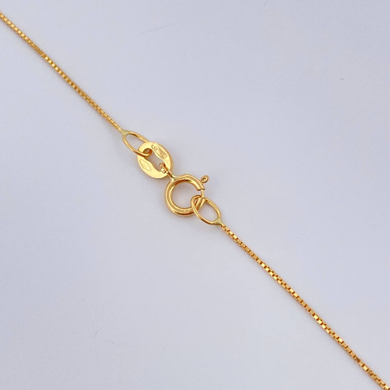 Cadena Veneciana 1.2gr / 45cm / 0.55mm Oro Amarillo +3 18K %