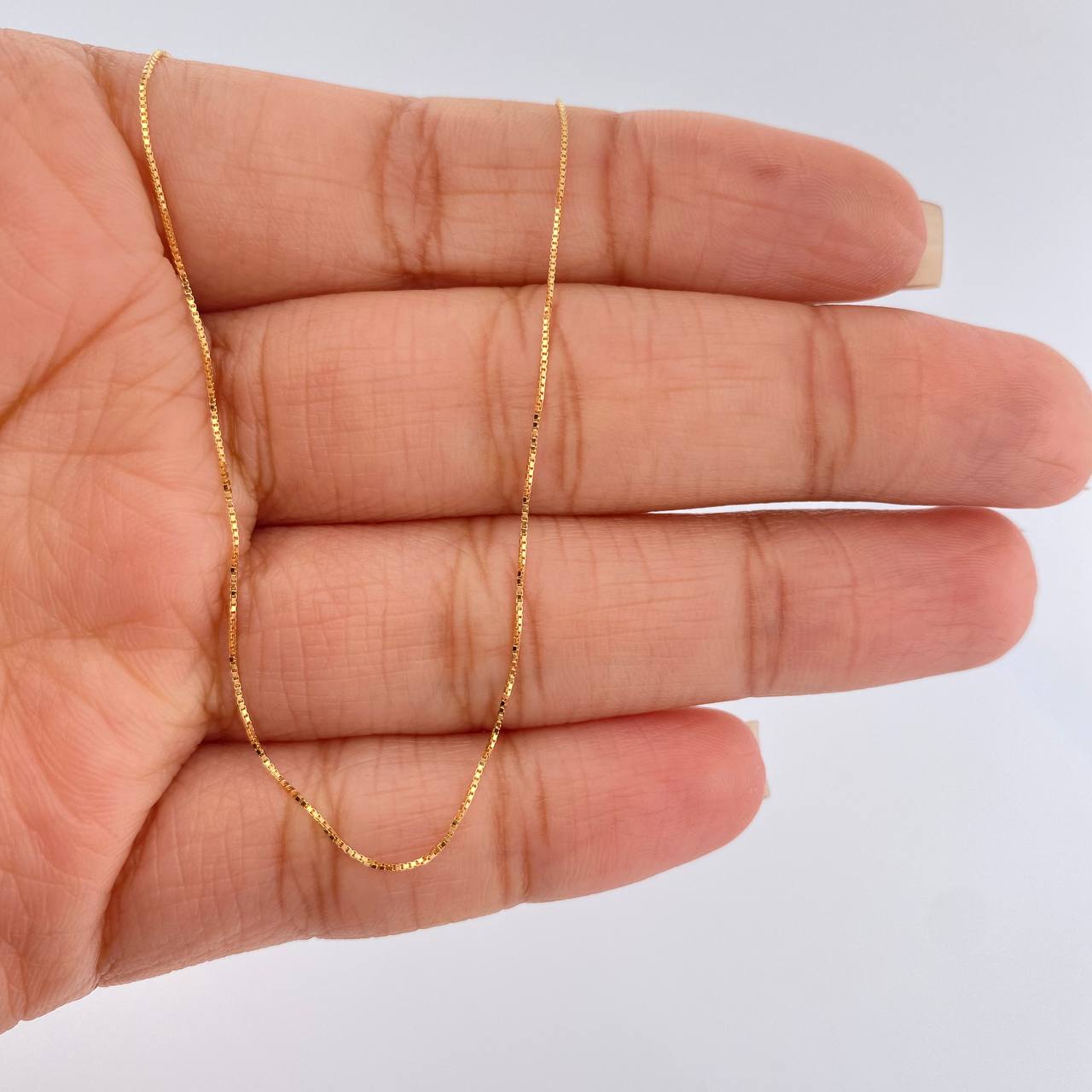 Cadena Veneciana 0.85gr / 45.1cm / 0.45mm Oro Amarillo +3 18K &