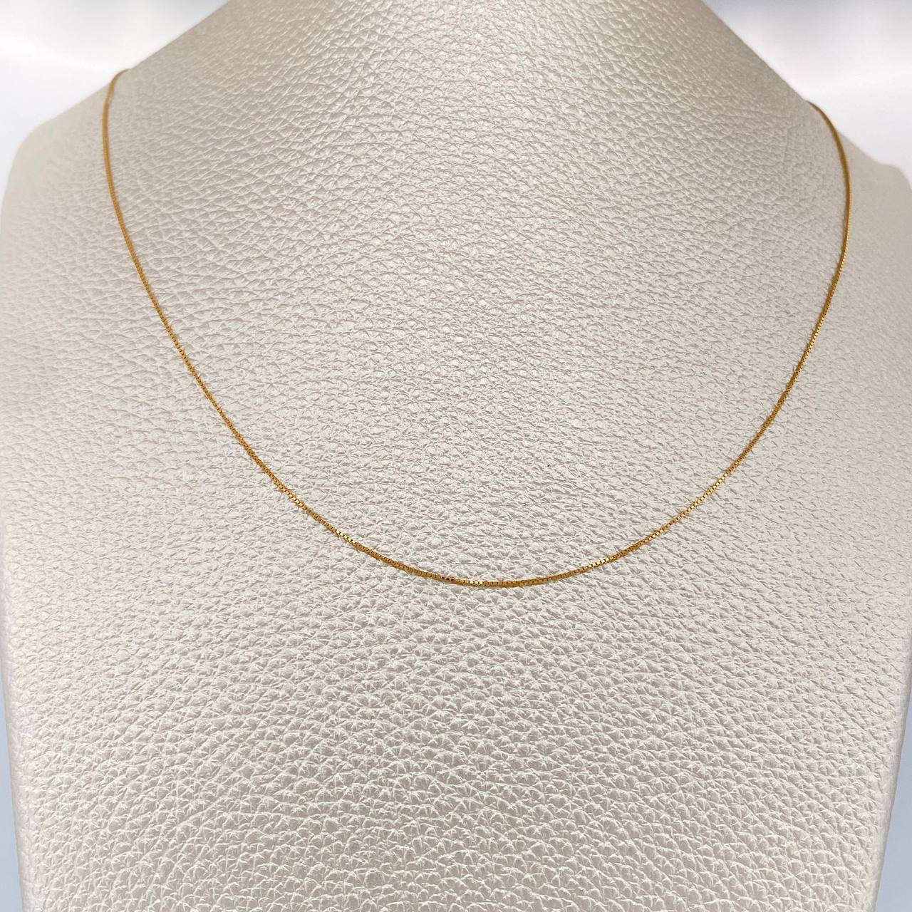 Cadena Veneciana 1gr / 45.3cm / 0.5mm Oro Amarillo +3 18K %