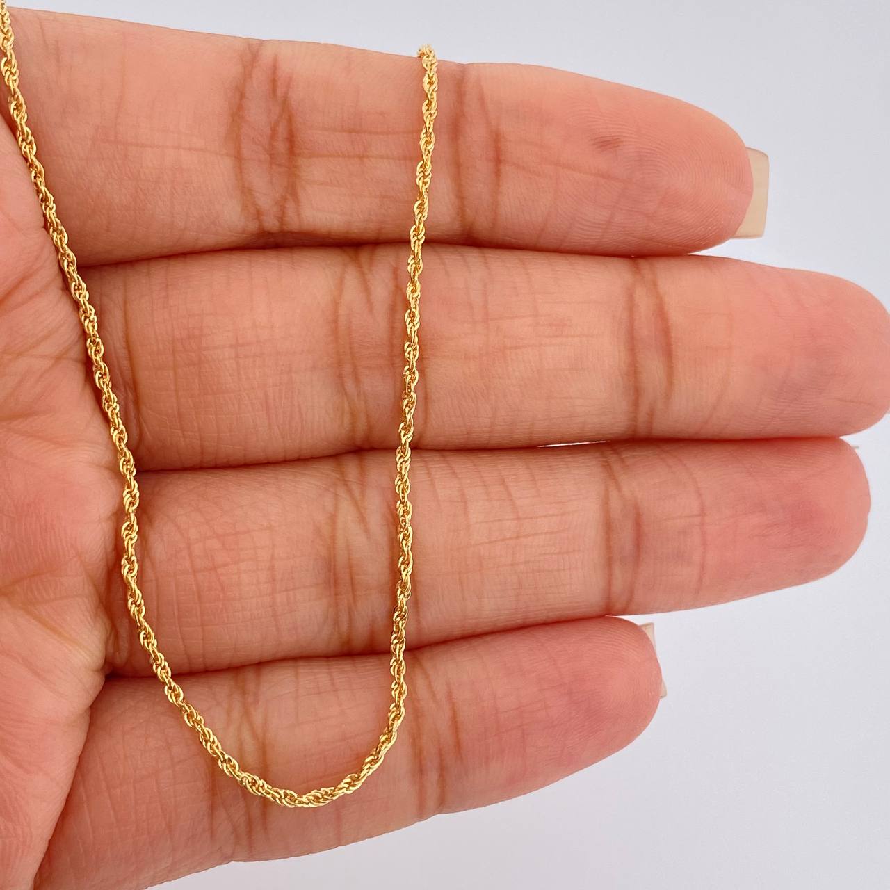 Cadena Lazo 1.1gr / 59.5cm / 1.2mm Oro Amarillo +3 18K %