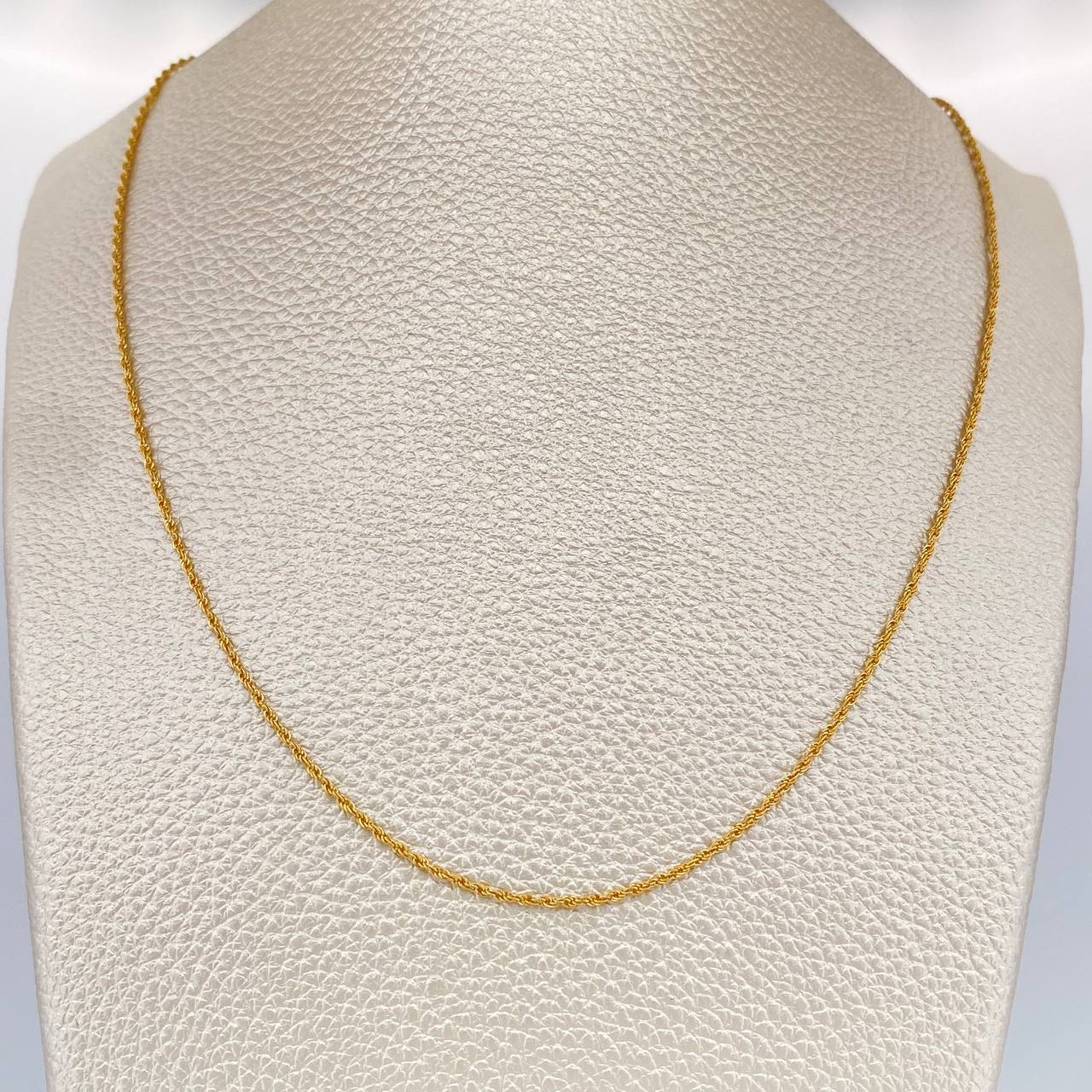 Cadena Lazo 1.35gr / 60cm / 1.2mm Oro Amarillo +3 18K %