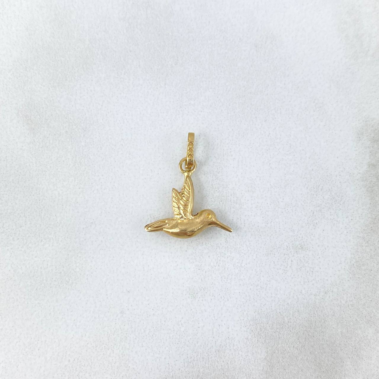 (revision)Dije Colibri 0.5gr / 1.8cm / Troquelada Oro Amarillo ©