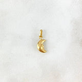 Dije Luna 0.35gr / 1.7cm / Troquelada Oro Amarillo ©
