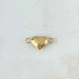 Herraje Corazon 0.3gr / 1.3cm / Oro Amarillo