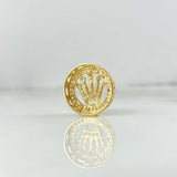 Herraje Corona Tambor 2.7gr / 1.5cm / Circones Blancos Oro Amarillo