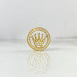 Herraje Corona Tambor 2.7gr / 1.5cm / Circones Blancos Oro Amarillo