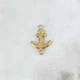 Herraje Ancla 0.75gr / 2.2cm / Oro Amarillo