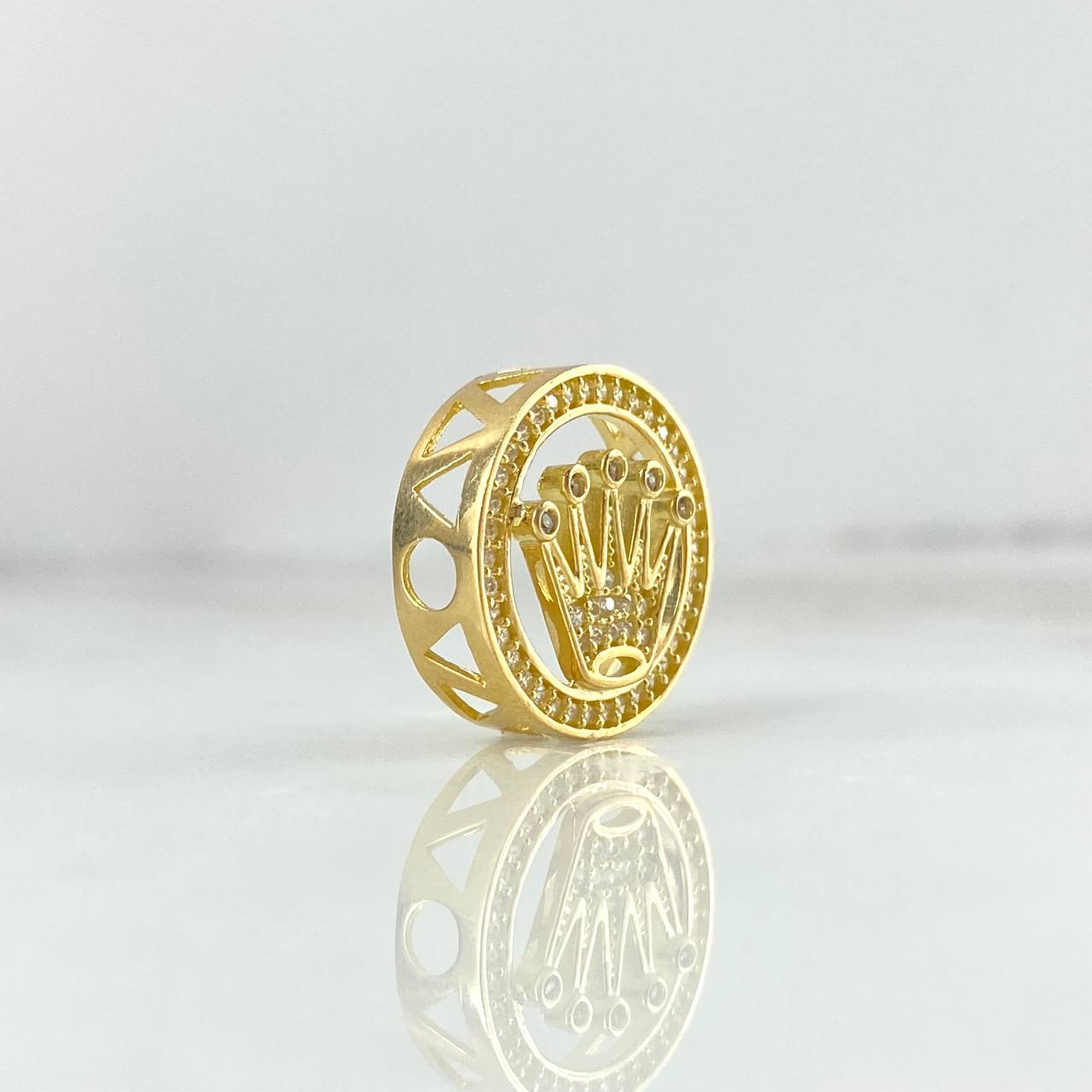 Herraje Corona Tambor 3gr / 1.7cm / Circones Blancos Oro Amarillo