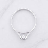 Anillo Flor Rubíes 16pts 1.1g / T6 3/4 Plata 925