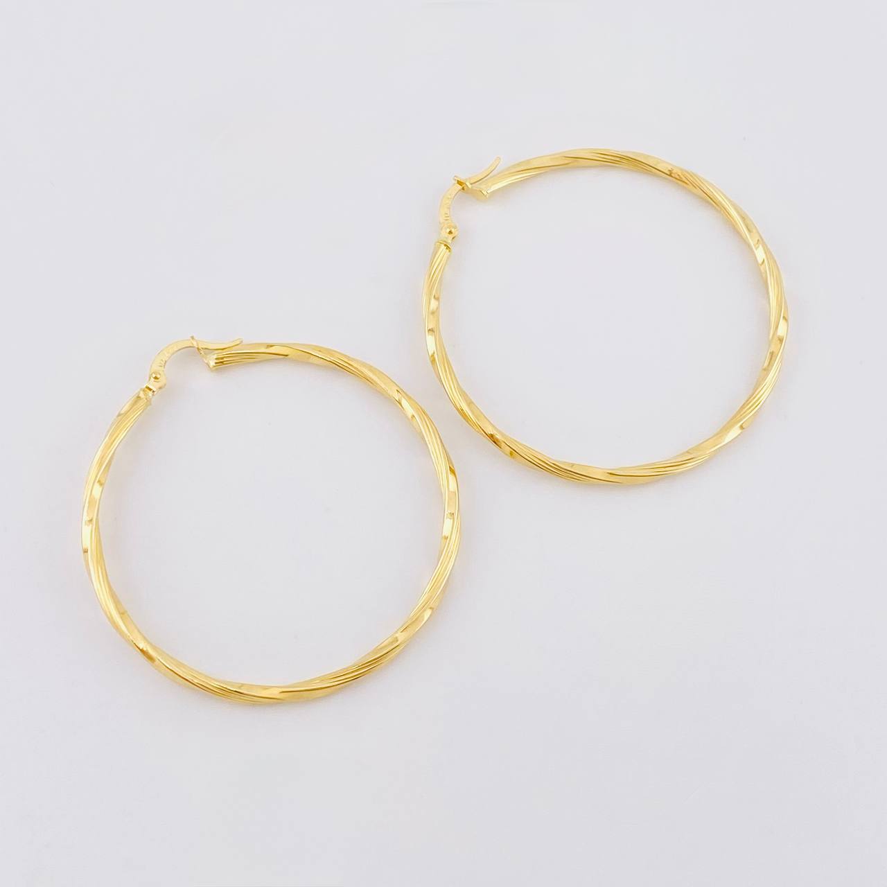 Candongas Espiral 3.15g / 4.9cm Oro Amarillo 18K