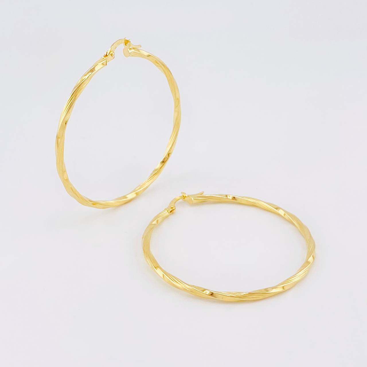 Candongas Espiral 3.15g / 4.9cm Oro Amarillo 18K