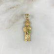 Dije Judas Tadeo 3.8gr / 4cm Circones Blancos Verdes Oro Amarillo