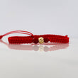 Pulsera Tejida Roja 5Mm / 1Und 18K