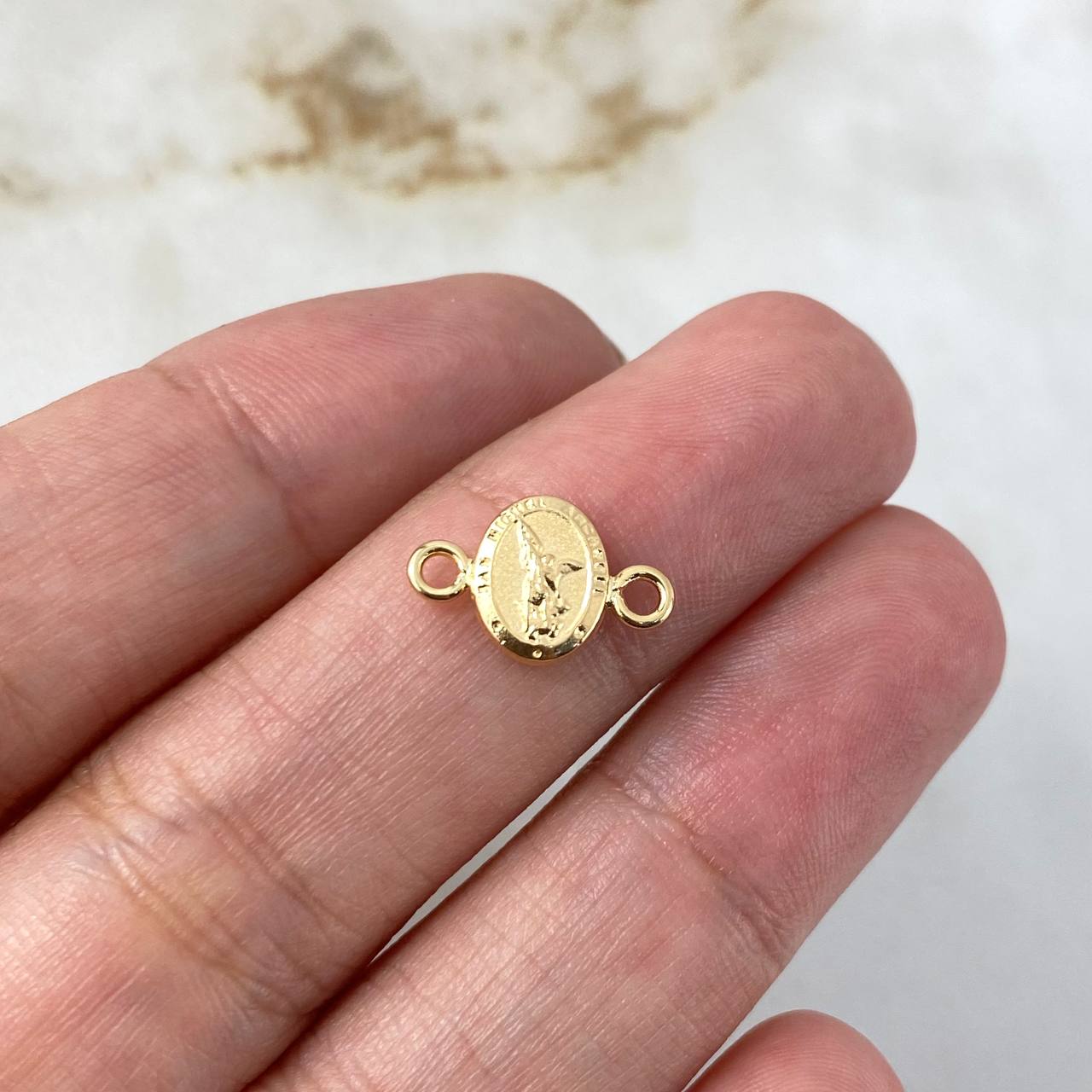 Herraje San Miguel Arcángel 0.4gr / 1.3cm / Oro Amarillo