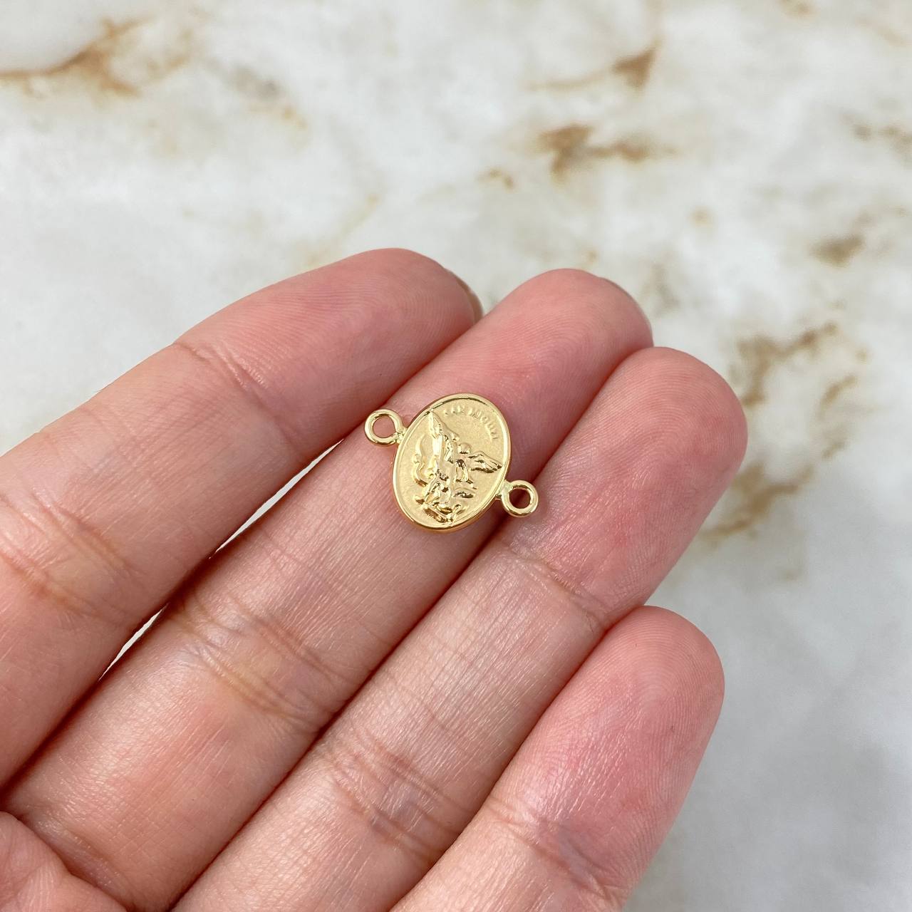 Herraje San Miguel Arcángel 0.55gr / 1.5cm / Oro Amarillo