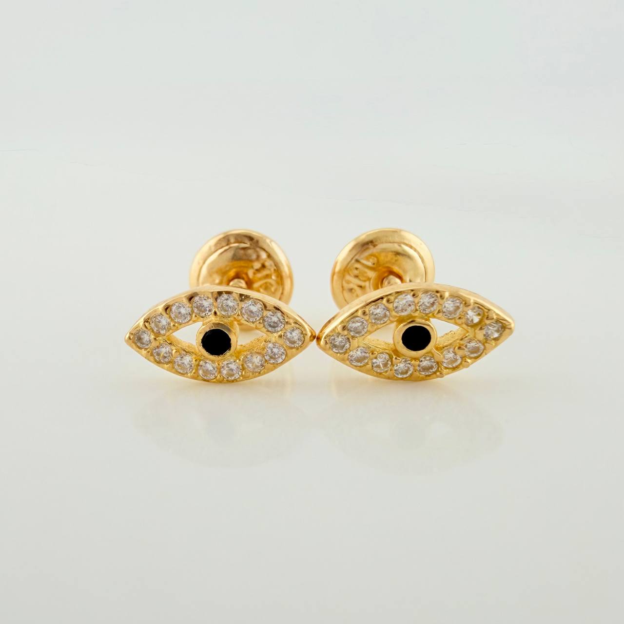Topos Ojo Mistico 1gr / 6.7mm Oro Amarillo 18K
