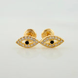 Topos Ojo Mistico 1gr / 6.7mm Oro Amarillo 18K