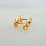 Topos Ojo Mistico 1gr / 6.7mm Oro Amarillo 18K