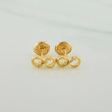Topos Infinito 0.7gr / Circones Blancos Oro Amarillo &