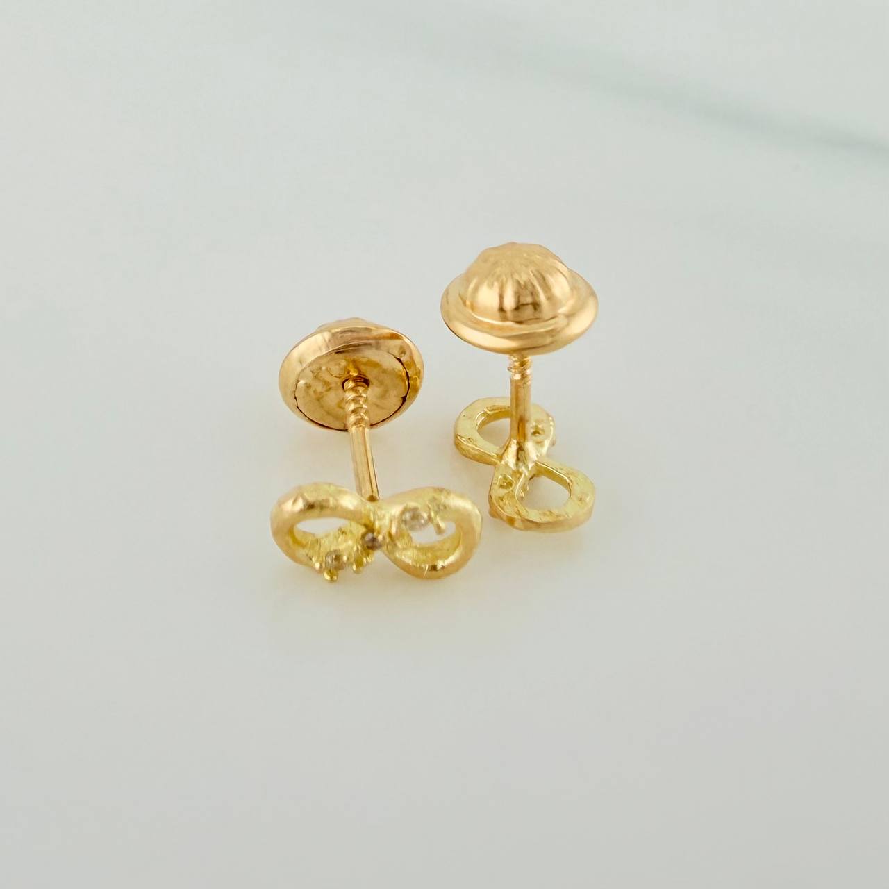 Topos Infinito 0.7gr / Circones Blancos Oro Amarillo &