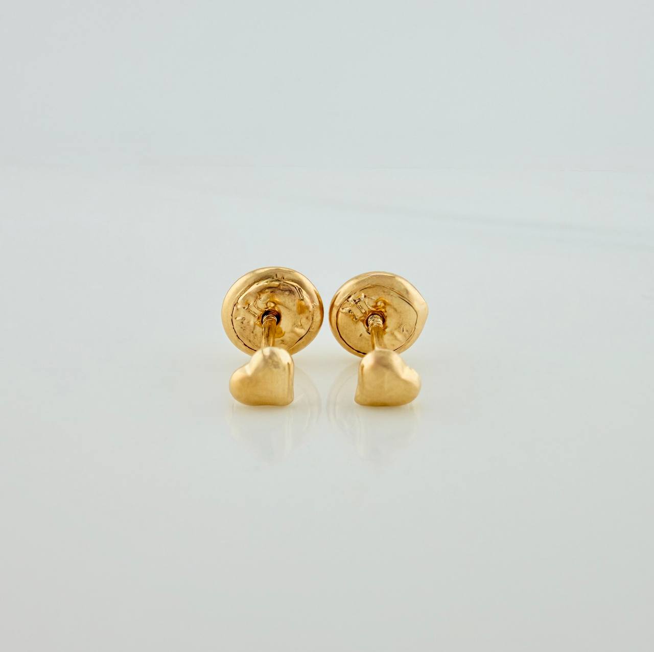 Topos Corazon 0.4gr / Troquelado Oro Amarillo &