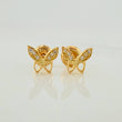 Topos Mariposa 0.75gr / 6.3mm Oro Amarillo 18K &