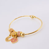 Pulso Aro Dijes 14.5gr / 18cm / Oro Amarillo 18K *