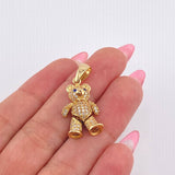 Dije Oso Articulado 4.5gr / 3cm / Oro Amarillo 18K *