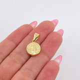 Dije San Benito 0.8gr / 2.1cm / Oro Amarillo 18K *