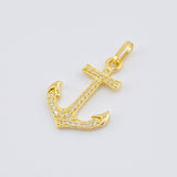 Dije Ancla 1.05gr / 2.3cm / Oro Amarillo 18K